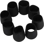 GRADENEVE 8pcs Non Slip Rubber Tips for Walking Sticks and Chair Legs Durable Furniture Leg Caps for Commodes Shower Chairs and Everyday Use