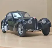 1/18 Bugatti Atlantic57Sc Black Solido Minicar