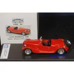 1/43 ALFA MODEL 43  ALFA ROMEO 6C 2300 SPYDER BRIANZA 手工限量模型