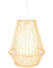 [Orient] Woven Bamboo Empire Pendant Lamp in Natural