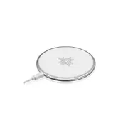 10W Wireless Charger , Qi Fast Wireless Charging Pad for IPhone X 8 8 Plus Desktop Wireless Charger for Samsung S9 /Note 8 white
