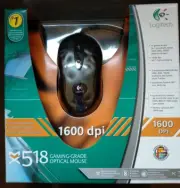 Logitech MX518 Optical Gaming Mouse - 1600 DPI - First Release - Rare!