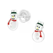 Kids Snowman Earrings