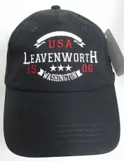 Leavenworth Washington Hat USA Embroidery Unisex Medium Fit Cap #bnv