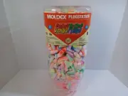 MOLDEX PLUGSTATION 500 PAIRS - 6645 SPARKPLUG UNCORDED FOAM NRR33- FREE SHIPPING