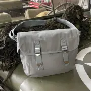 US Army Style Canvas Fighting Bag Shoulder Bag WWII Air Force USAAF Nam Grey