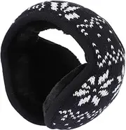 [NIYANGLE] Warm Earmuff Plush Winter Ear Warmers Fashionable Knitted Ear Protection for All Ages Design for Comfortable Fibers for Outdoor Activities