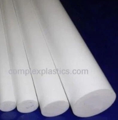 TEFLON ROD 6.00" Dia X 12" Long Virging PTFE BAR 14373-1