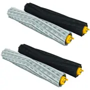 2 Set Extractor Rollers Replacement for with 800 and 900. Rubber Central Brush Kit