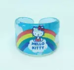 【震撼精品百貨】HELLO KITTY 凱蒂貓 塑膠戒指-藍 震撼日式精品百貨