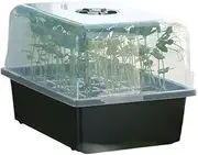 Acunny Plant Germination Trays, Germination Tray, Square Greenhouse Propagation Kit, Adjustable, Heavy Indoor Planting for Organic Agriculture Indoors
