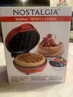 BRAND NEW!! Nostalgia MyMini Waffle Maker 5" Non-Stick Cooking Surface.