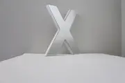 Mirror Alphabet Letter Large Upper Case 20cm "X"