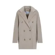 [Max Mara] Max Mara-Avena Rebus Madame Wool Coat-Donna 40 IT