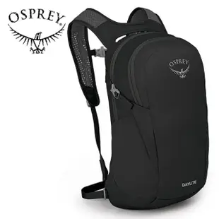 【Osprey】Daylite 13 輕便多功能背包 黑色(日常背包 旅行背包 休閒後背包 運動背包)