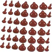 Ciieeo 100pcs Craft Nose for Stuffed Animals Safety Triangle Nose DIY Decor for Plush Toy Crafting