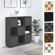 Solid Wood Pine Highboard Side Cabinet Home Organiser Multi Colours vidaXL