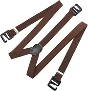 [Generic] Mens Suspenders for Jeans,Clip on Suspenders for Men | Y-Back Wide Straps with Strong Clips, Fashion Accessories