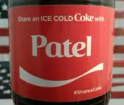 Share A Coke With Patel 2017 Limited Edition Personalized Gift Coca-Cola Bottle
