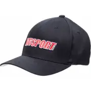 MotoSport Logo Flex-Fit Hat - Black, Small/Medium