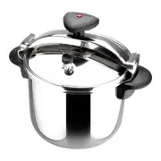 MAGEFESA 12 Quart Star R Stainless Steel Fast Pressure Cooker Large Silver