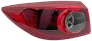 for Mazda 3 for Axela Sedan 2017 2018 2019 Outer Tail Lamp Taillight Rear Tail Lights Housing No Line No Light (Color : Left Side)