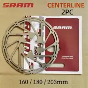 2PCS SRAM Centerline Bike Disc Brake Rotors 160/180/203mm MTB Road Steel