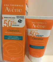 Avene Sun Cleanance Sunscreen SPF50+ 50ml For Oily Skin Exp.01/2026
