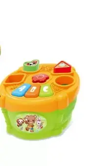 W&A Educational/Sensory Toy with Music ABC Lights an Shapes Blocks Orange/Green