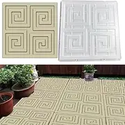 EAIVENY Large Brick Mold, 19.68" x19.68x2.36 Concrete Molds ，Walk Maker Reusable Path Brickform Stepping Stone Paver Lawn Patio Yard Garden DIY Walkway Pavement Moulds (D)