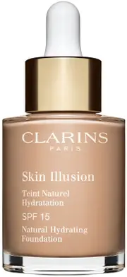 Clarins Skin Illusion Natural Illuminating Hydrating Foundation SPF 15 Color 109C Wheat 30ml