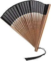 HOOTNEE Craftsmanship Bamboo Hand Fan Vintage Chinese Style Hand Fan for Decor Handheld Fan Dance Design