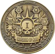 Starforged Compatible with Warhammer 40k Collector's Coin: Imperium of Man 1 pc
