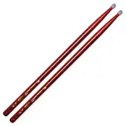 Vater Color Wrap 5A Red Sparkle with Nylon Tip Drum Stick