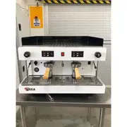 As New Custom White & Wood 2 Group Wega Pegaso Commercial Coffee Machine