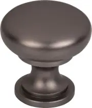 Top Knobs M2203 Hollow Round Knob 1 3/16" Ash Gray