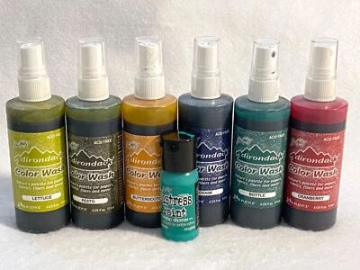 Adirondack Color Wash Tim Holtz Ranger Mist Sprays Set of 6 HUGE 4 OUNCE BOTTLES