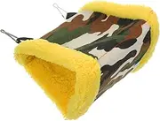 VILLFUL Winter Warm Bird Hammock Cozy Bird Nest for Animals for Parrots Canaries and Budgies Vibrant Color for Comfort and Play