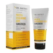 Dr Sheth's Haldi Hyaluronic Acid Sunscreen 1% Hyaluronic Acid 1% Turmeric 50g