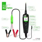 Automotive Electrical Circuit Tester Diagnostic Car Voltage Detector Power Probe