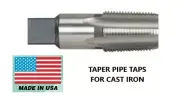 1/8-27* HSS CAST IRON NPT TAPER PIPE TAP -ITEM NO. 2312408