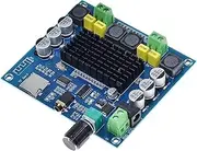 FSNEODYV Audio Amplifier Board， Bluetooth 5.0 TPA3116 Digital Amp Board 50W+50W Stereo AMP DC 12-24V TF/AUX 96x88x20mm