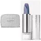 MAC Fizzy Feels Lip Balm - Shiver Shimmy Holiday 2023 + MAC Silver Makup Bag