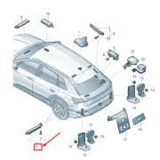 AUDI E-TRON GEN Rear Left Antenna Amplifier 4KE035225B NEW GENUINE
