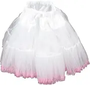GALPADA Tulle Skirt for Girls Fluffy Tutu Dress Skin-Friendly Design for Dance Cosplay and Stage Performance Trim