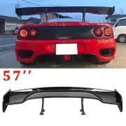 For Ferrari 360 Modena 57" Gloss Black GT Style Racing Rear Trunk Spoiler Wing