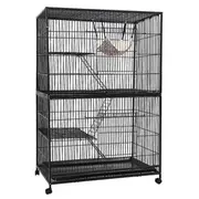 i.Pet Rabbit Cage 142cm Hutch 4 Level Bird Guinea