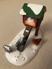 Department 56 Village Mistletoe Farm Chicken Accessory New