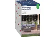 Mirabella Christmas 10 Star Outdoor 1.8m Icicle Curtain Lights each