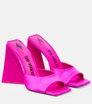 [The Attico] The Attico Devon satin mules AU 5 pink